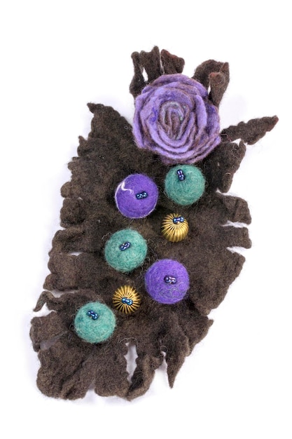 Kolaż haftów uczestników